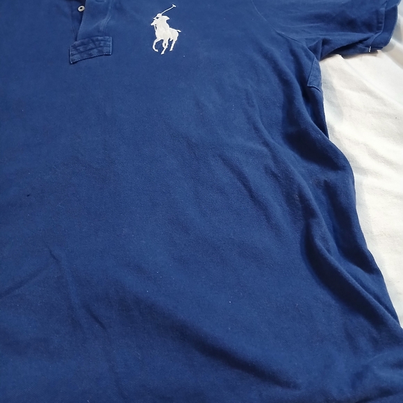 Polo by Ralph Lauren Men's Blue Polo Shirt 2xlt - Picture 7 of 11